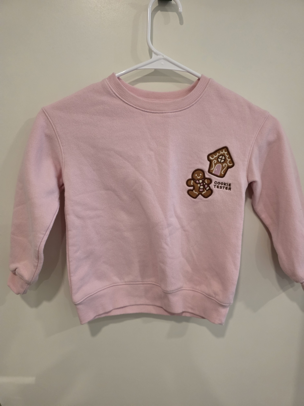 Cat & Jack Light Pink 'Cookie Tester' Sweatshirt for Kids